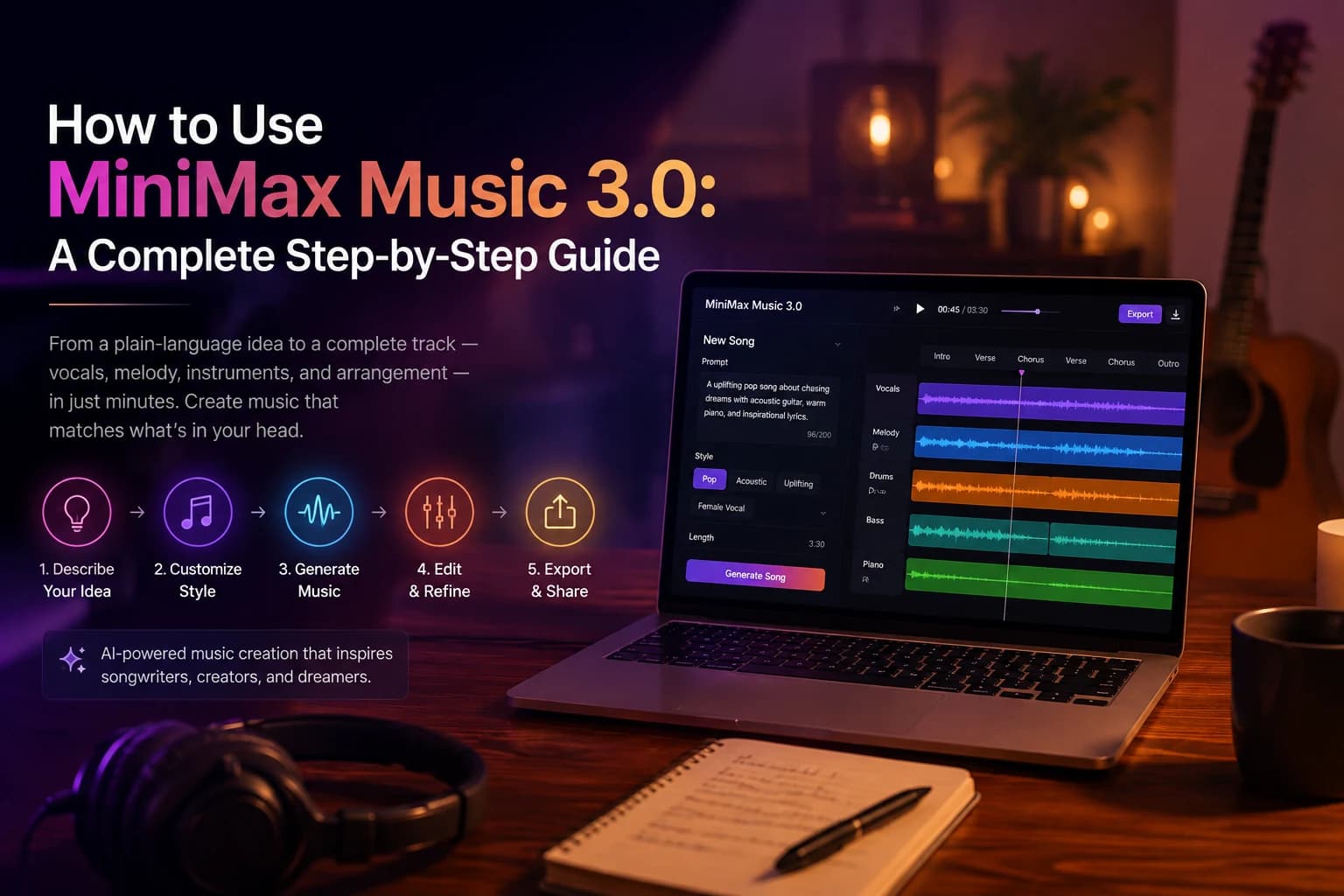 How to Use MiniMax Music 3.0 guide cover